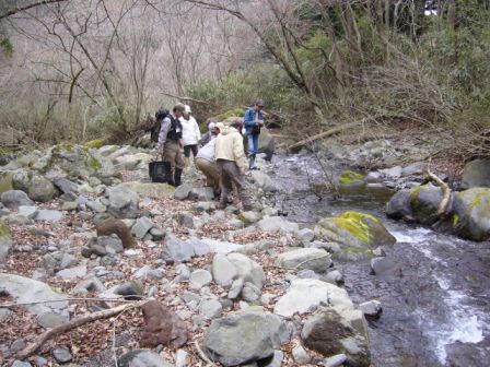 2009ヤマメ稚魚放流親子16